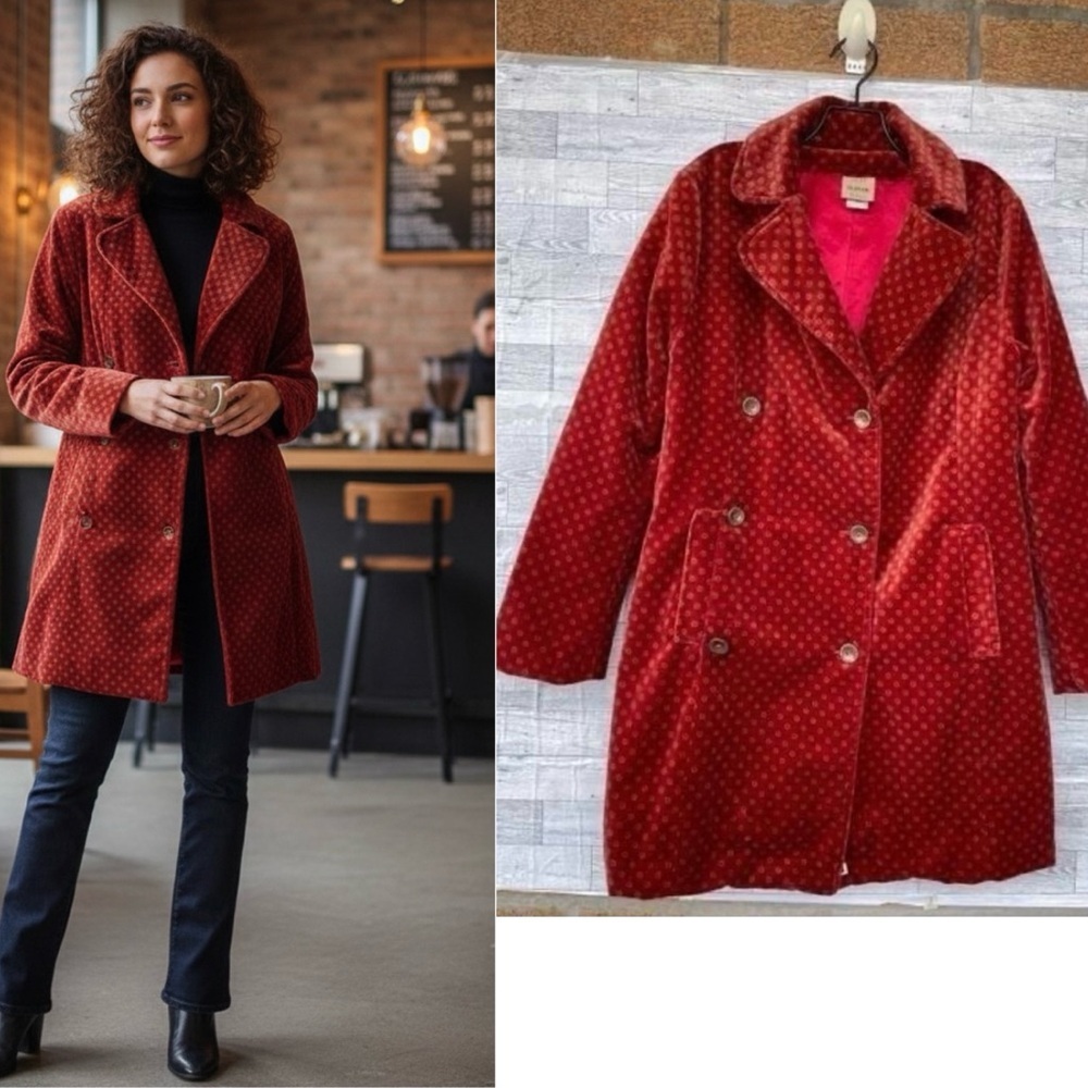 Todd Oldham Jeans 90s vintage velvet coat small